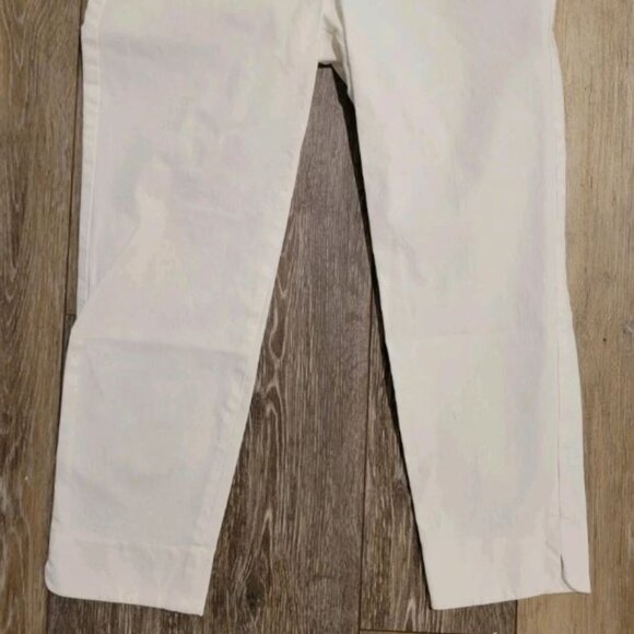 Talbots  Chatham White Ankle Pant 10P - Picture 7 of 8